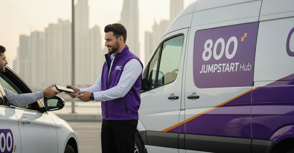 We provide on-the-spot car jump start service with no delays or stress