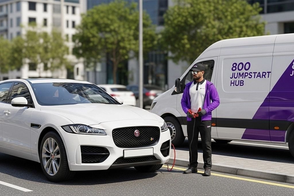 24/7 Jaguar jump start service – call or book online