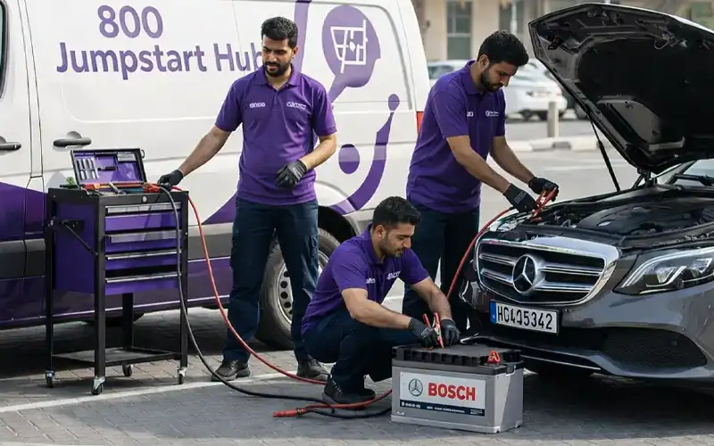 Jump-starting Bosch lead-acid, AGM, EFB, gel, and lithium-ion batteries using voltage-controlled equipment to protect vehicle systems