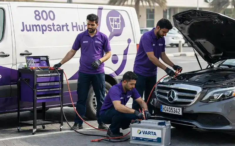 Jump-starting all Varta battery types, including lithium-ion, using voltage-controlled equipment